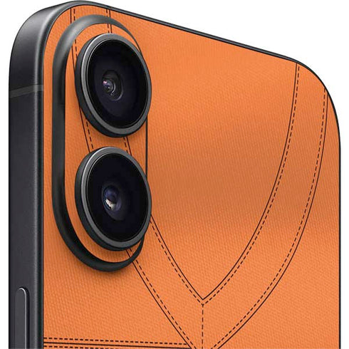 Clemson University Orange Jersey iPhone 16 Plus Skin